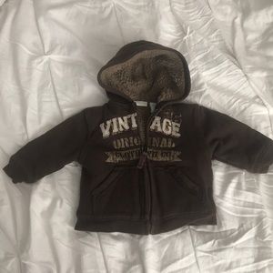 Warm boys 12 month hooded jacket